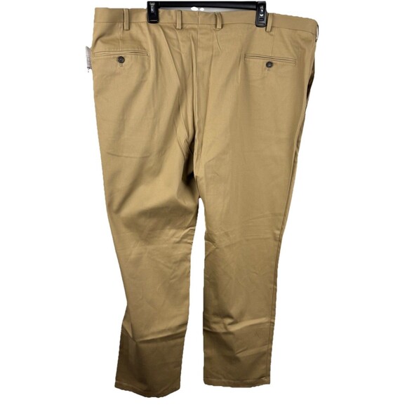 NWT Jos. A. Bank 46x32 Khaki Tan Cotton Reserve Tailored Fit Chino Mens Pants - Picture 3 of 5